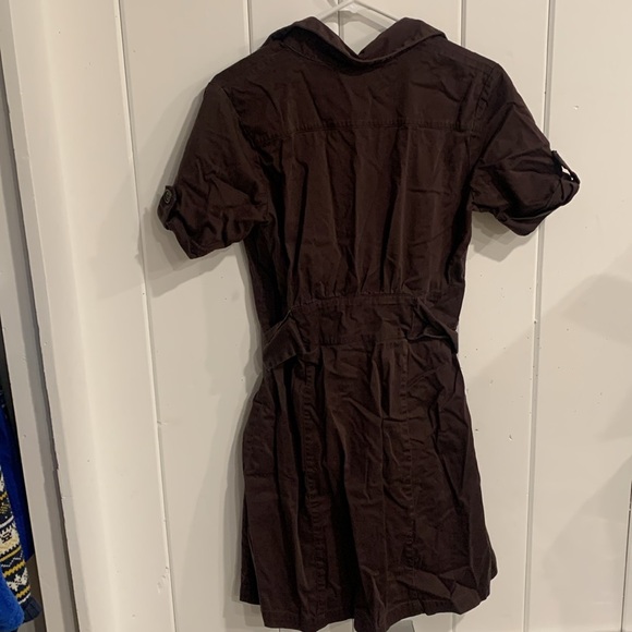 Corey P. Brown Button Up Collared Dress - Picture 4 of 5